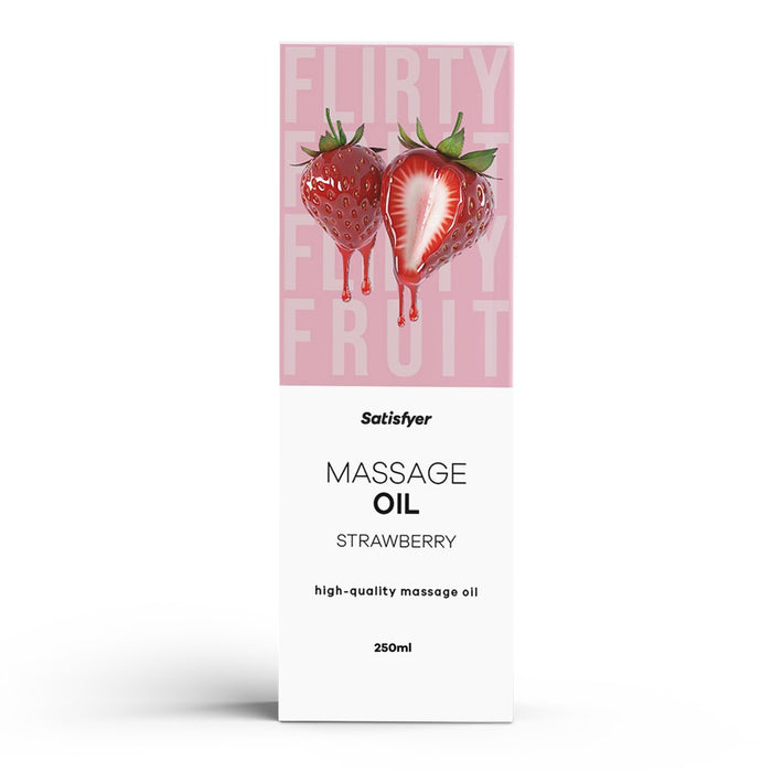 Ulei de masaj, Satisfyer, Strawberry, aromă de căpșuni, 250 ml