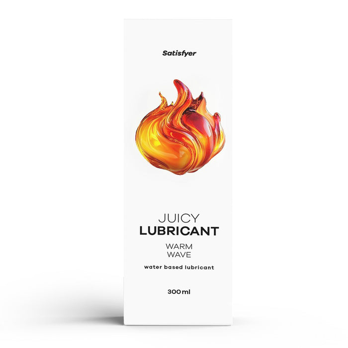 Lubrifiant pe bază de apă, Satisfyer Warm Wave, efect de încălzire, 300 ml