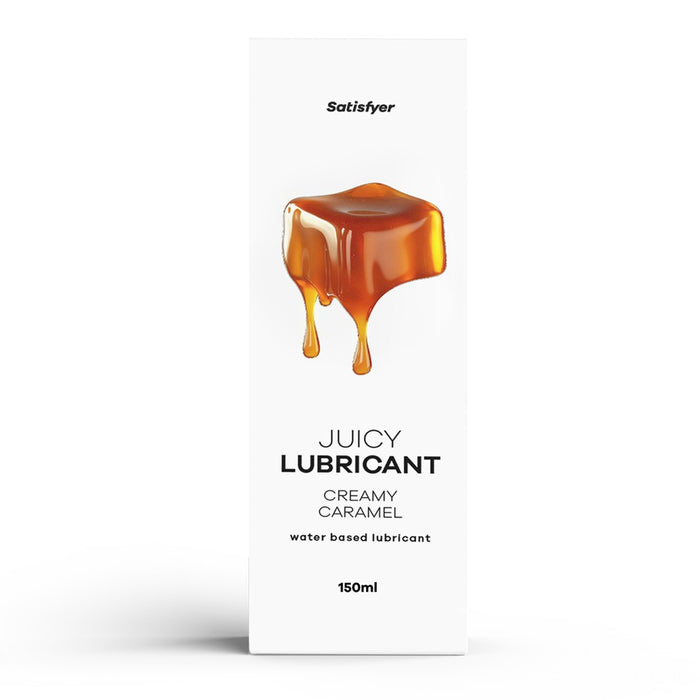 Lubrifiant pe bază de apă, Satisfyer Juicy Creamy Caramel, 150 ml