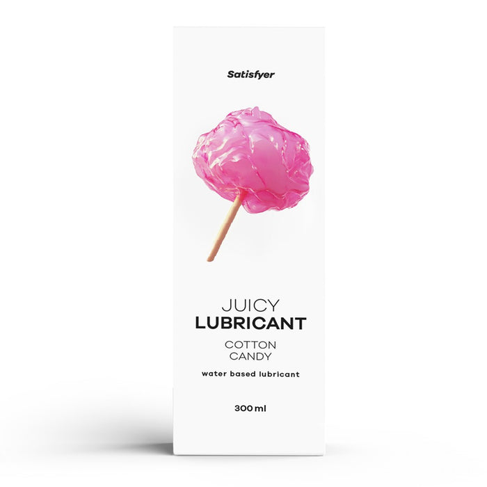 Lubrifiant pe bază de apă, Satisfyer Juicy, aromă de vată de zahăr, 300 ml