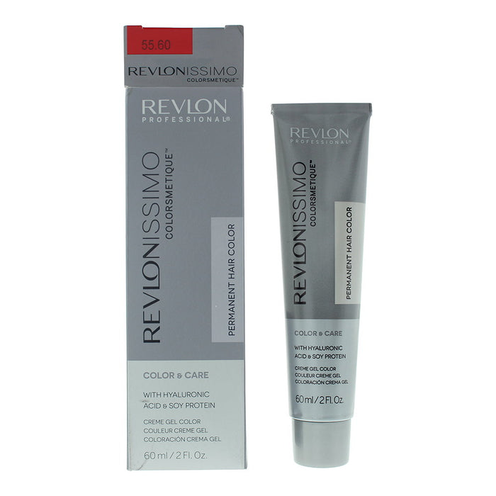 Vopsea permanentă de păr Revlon Colorsmetique, nuanța 55.60 Intense Dark Red, 60 ml