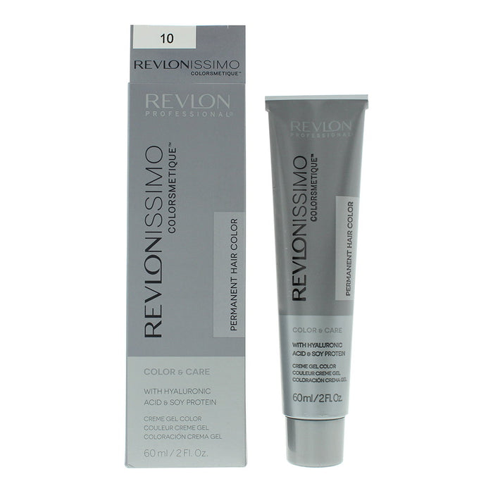 Vopsea permanentă de păr Revlon Colorsmetique, nuanța 10 10 Lightest Blonde, 60 ml