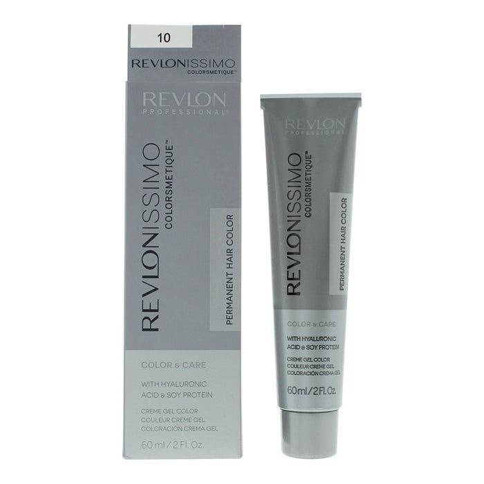 Vopsea permanentă de păr Revlon Colorsmetique, nuanța 10 10 Lightest Blonde, 60 ml