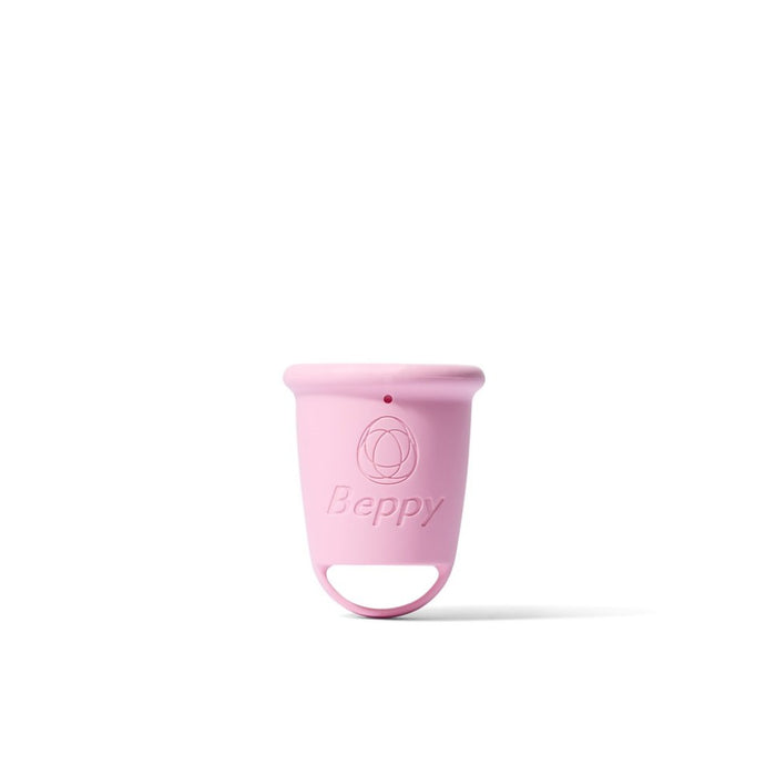 Cupe menstruale, Asha - Beppy, set 2 bucăți, roz și mov, cu husă din silicon
