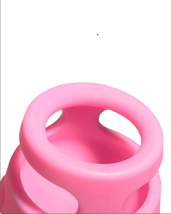 Tampon menstrual reutilizabil, Asha - Beppy, Hollow, silicon medical, 15 ml, roz