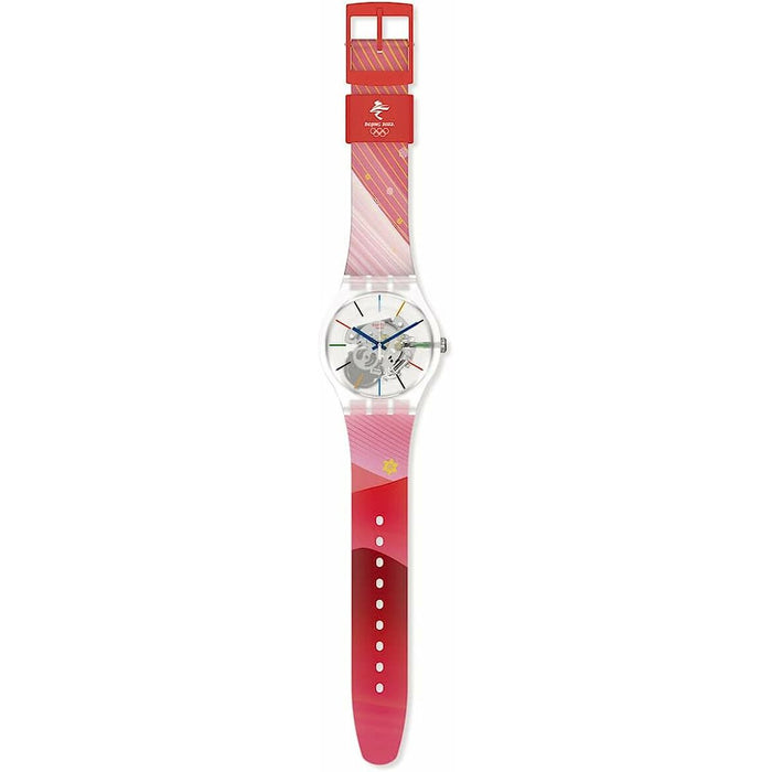 Ceas Damă Swatch RED RIVERS AND MOUNTAINS (Ø 41 mm)