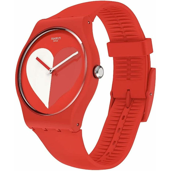 Ceas Damă Swatch HALF HEART WHITE ST. VALENTINE'S DAY SPECIAL PACK (Ø 41 mm)