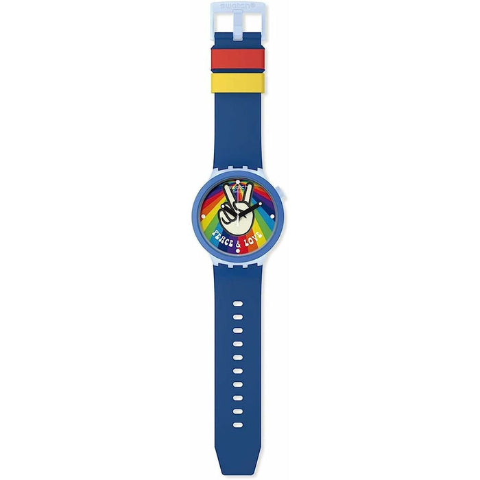Ceas Bărbați Swatch PEACE HAND LOVE (Ø 47 mm)