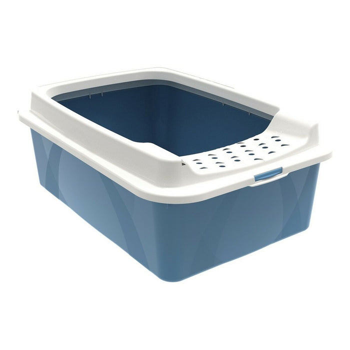 Nisip pentru pisici Rotho My Pet Bonnie Eco 56 x 17 x 40 cm Albastru/Alb