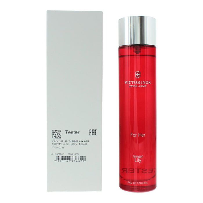 Apă de toaletă Victorinox Swiss Army Ginger Lily, pentru femei, 100 ml, tester