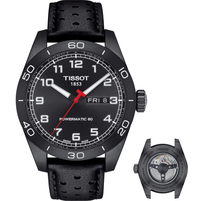 Ceas Bărbați Tissot PRS 516 POWERMATIC 80 Negru