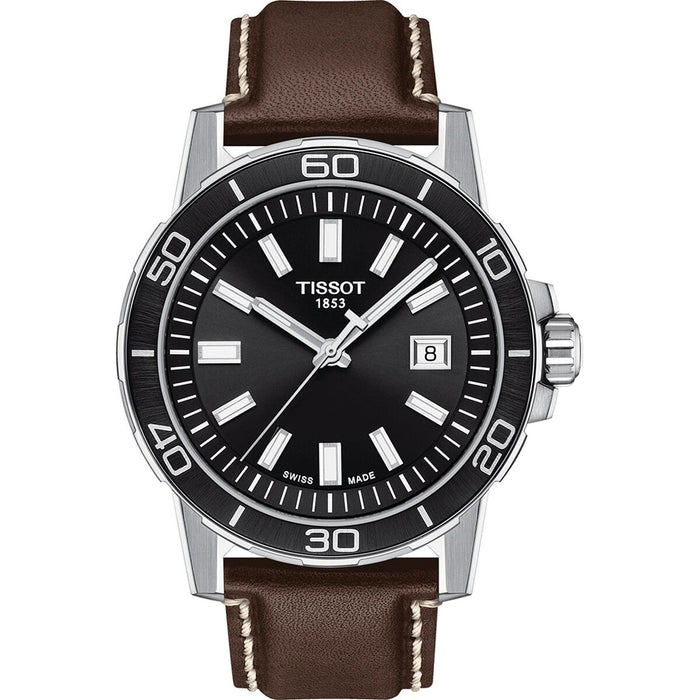 Ceas Bărbați Tissot SUPERSPORT Negru (Ø 44 mm)