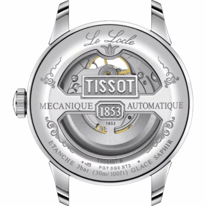 Ceas Bărbați Tissot LE LOCLE POWERMATIC 80 OPEN HEART (Ø 39 mm)