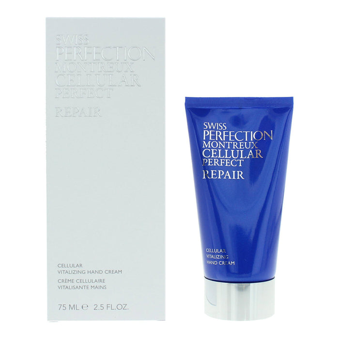Cremă pentru mâini Swiss Perfection Cellular Perfect Repair, vitalizantă, 75 ml