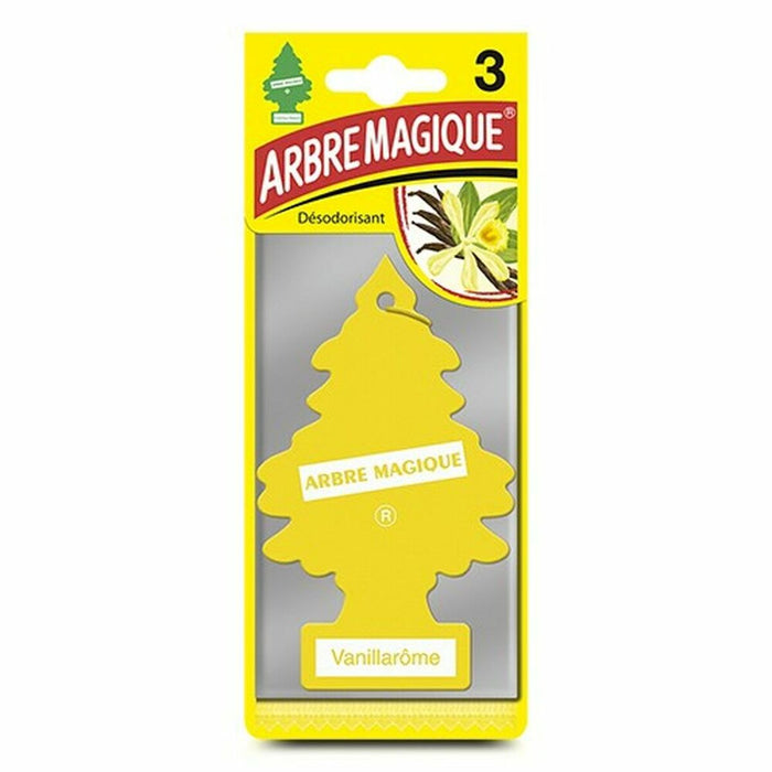 Odorizant pentru Mașină Arbre Magique PER90517 3 uds Vanilie