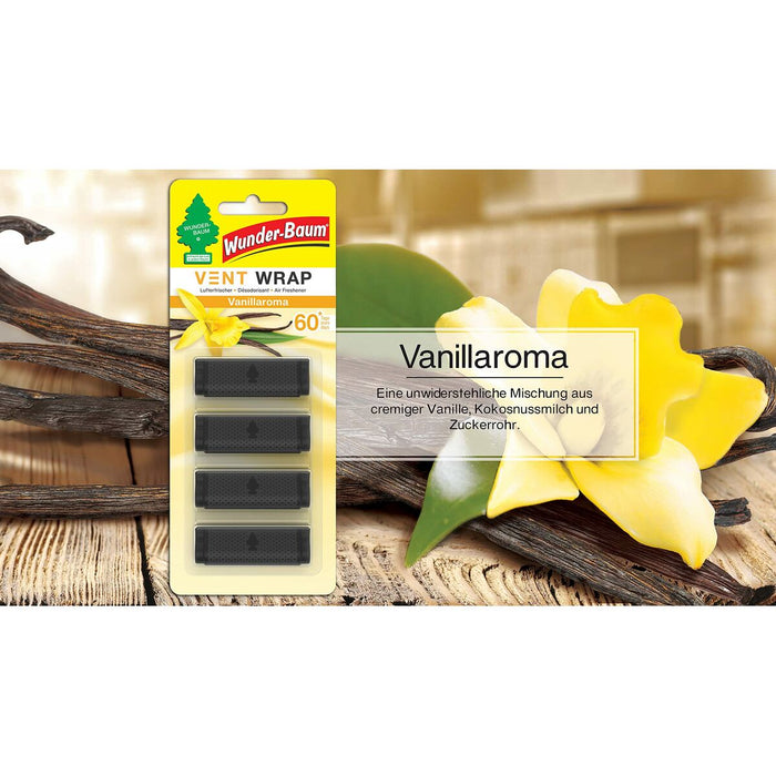 Odorizant pentru Mașină Arbre Magique PER90702 Invisible Vanilie 4 Piese