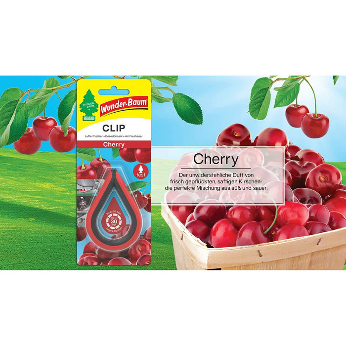 Odorizant pentru Mașină Arbre Magique PER90401 Clips Cireșe
