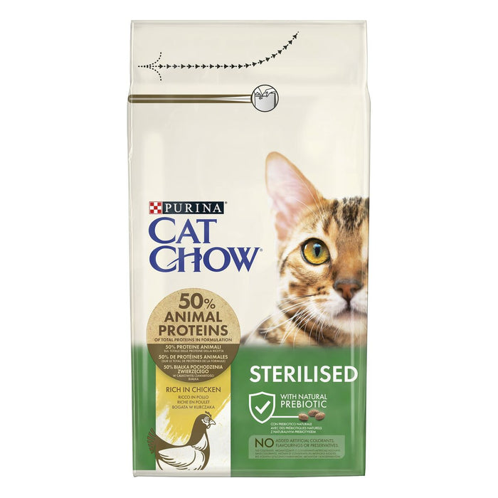 Mâncare pentru pisici Purina CAT CHOW STERILISED Adult Pui 1,5 Kg