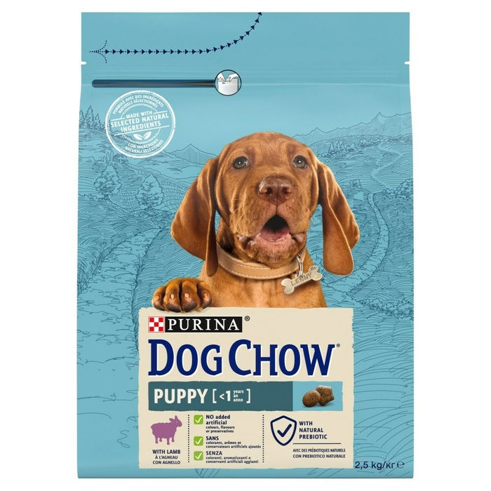 Nutreț Purina Dog chow Copil/Junior Carne de oaie 2,5 kg