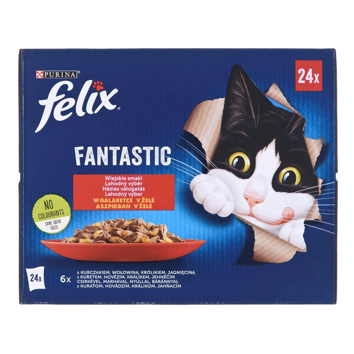 Mâncare pentru pisici Purina Pui Vițel Carne de oaie Iepure 24 x 85 g