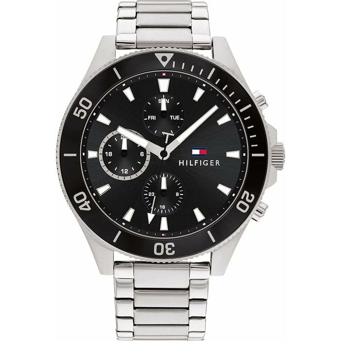 Ceas Bărbați Tommy Hilfiger 1674788 Negru Argintiu