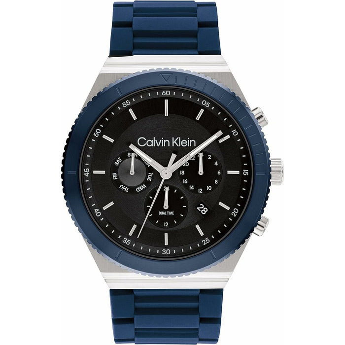 Ceas Bărbați Calvin Klein 25200301 Negru Argintiu