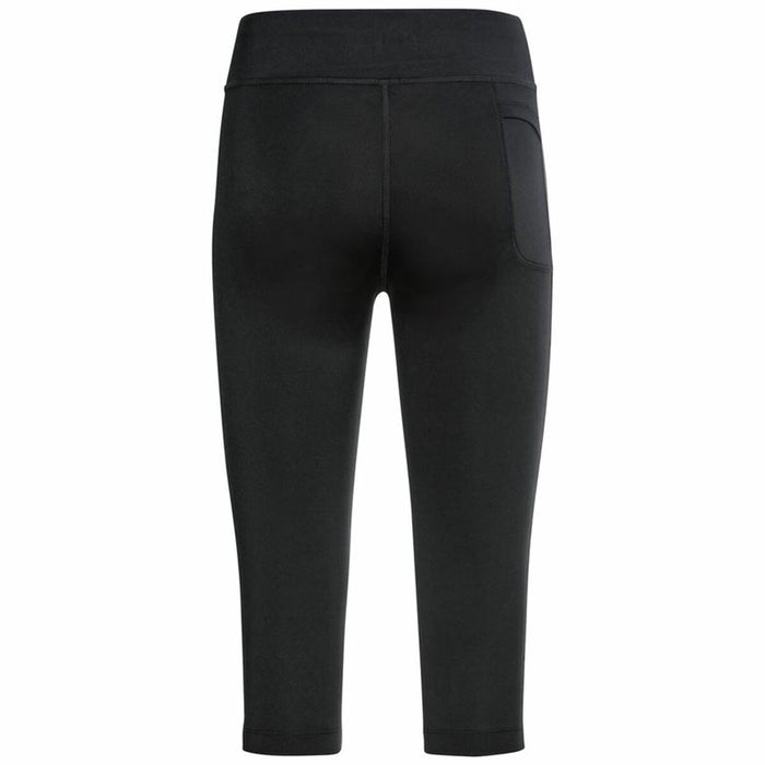Pantalon Trei Sferturi Sport pentru Damă Odlo 3/4 Essential Negru