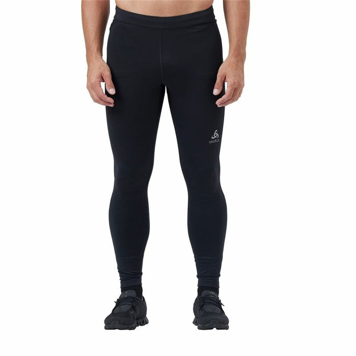 Colanți sport pentru bărbați Odlo Essential Warm Negru