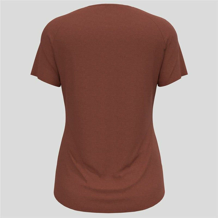 Tricou cu Mânecă Scurtă Femei Odlo Essential 365 Maro
