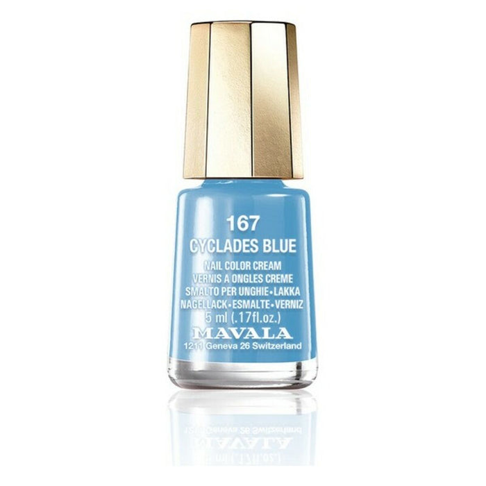Lac de unghii Mavala Nail Color Cream 167-cyclades blue (5 ml)