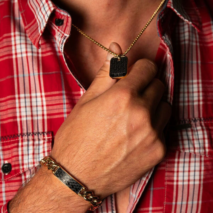 Brățară Bărbați Guess JUXB03224JWYGBKS 25 cm