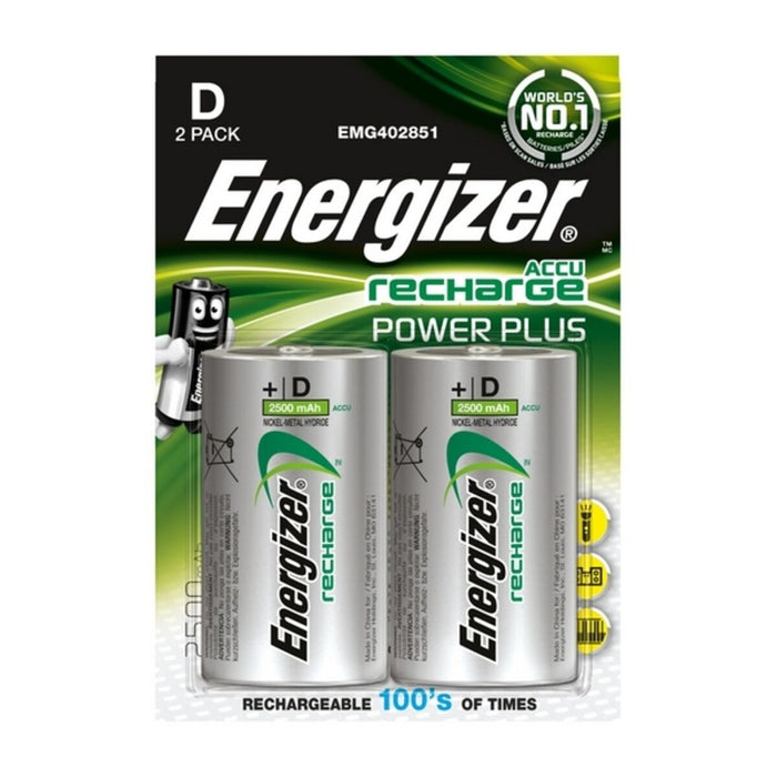 Baterii Reîncărcabile Energizer ENRD2500P2 HR20 D2 2500 mAh