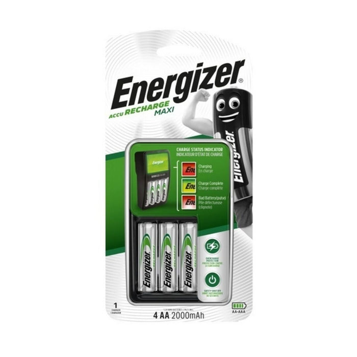 Încărcător + Baterii Reîncărcabile Energizer Maxi Charger AA AAA HR6
