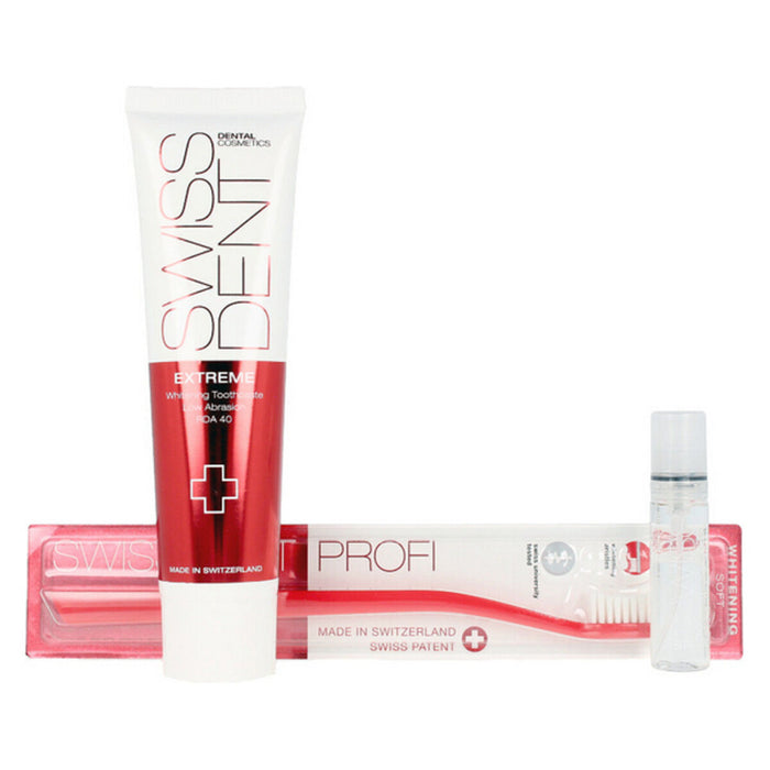 Set de Igienă Bucală Swissdent Extreme Whitening 4 Piese