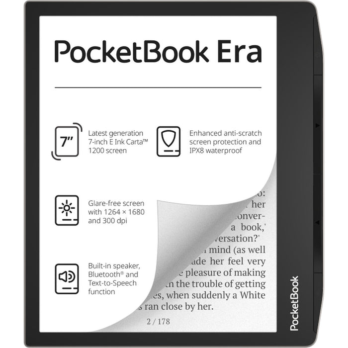 eBook PocketBook 700 Era Silver Multicolor Negru/Argintiu 16 GB 7"