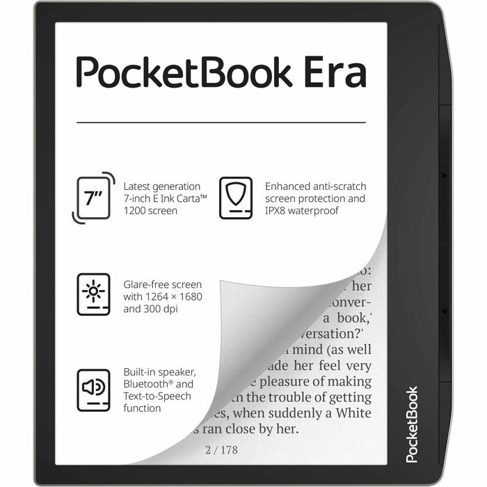 eBook PocketBook 700 Era Silver Multicolor Negru/Argintiu 16 GB 7"