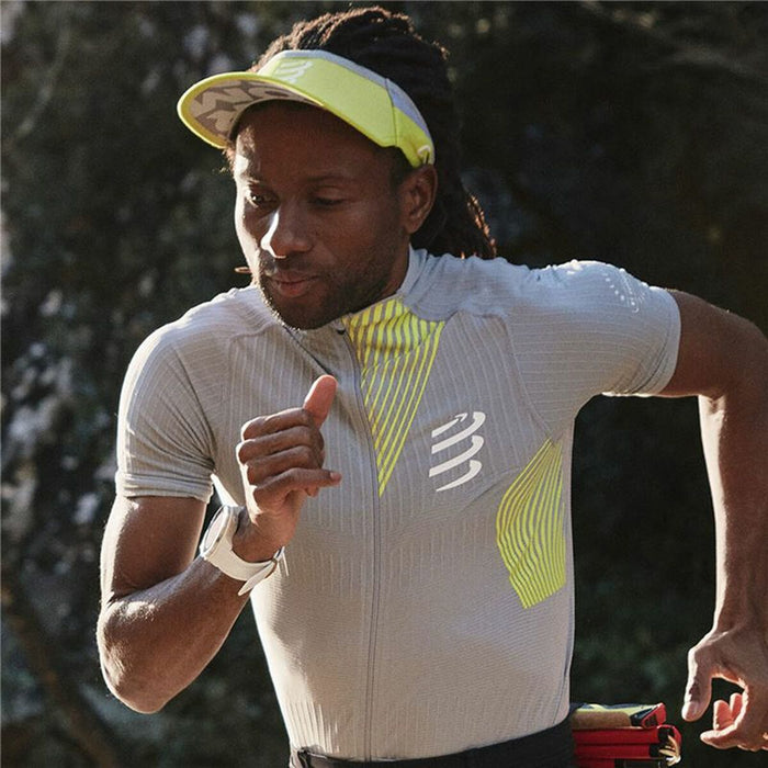 vizieră Compressport Ultralight Verde lămâie Mărime unică
