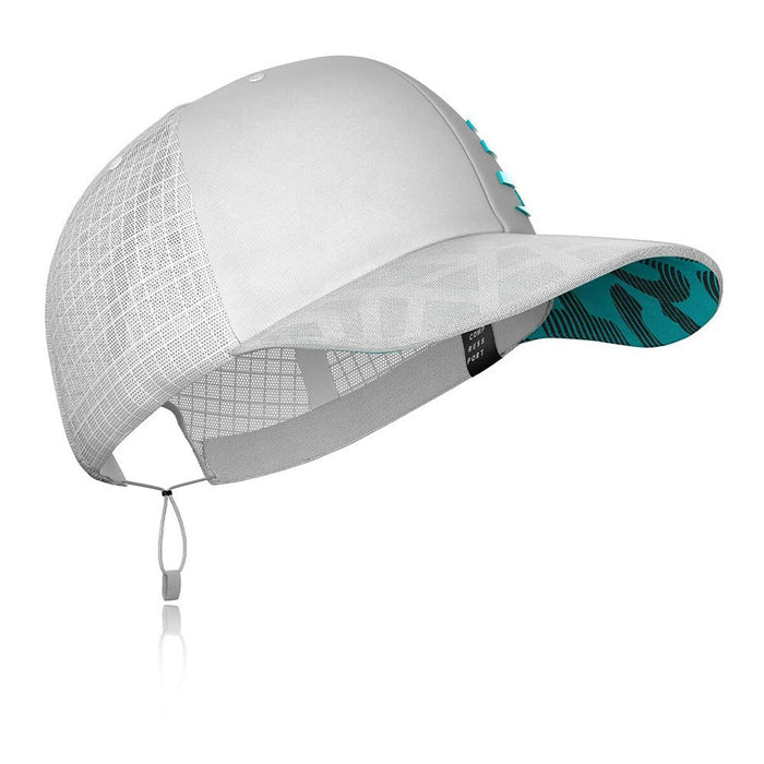 Șapcă Unisex Compressport Racing Trucker Alb