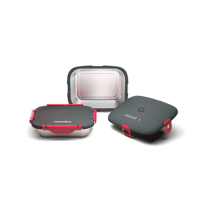 Cutie pentru Prânz HeatsBox HB-04-102B Negru Dreptunghiular 0,925 l