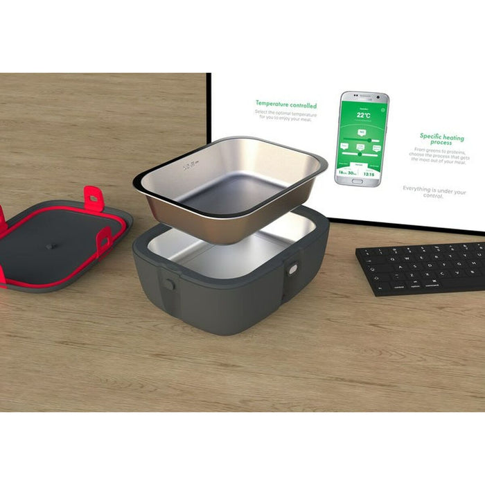 Cutie pentru Prânz HeatsBox HB-04-102B Negru Dreptunghiular 0,925 l