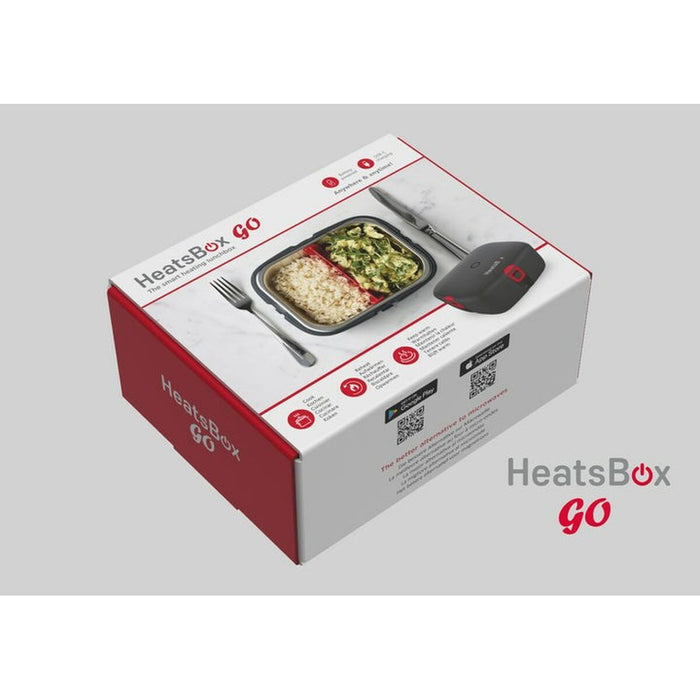Cutie pentru Prânz HeatsBox HB-04-102B Negru Dreptunghiular 0,925 l