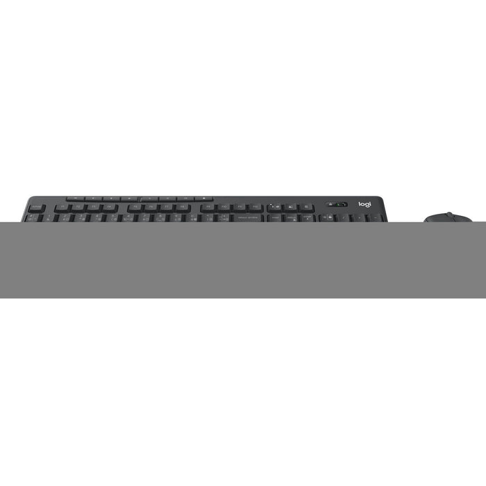 Tastatură și Mouse Fără Fir Logitech MK370 Azerty Franceză Gri Grafit