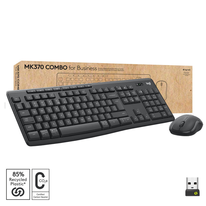 Tastatură și Mouse Logitech 920-012077 Gri Grafit Engleză EEUU Qwerty US