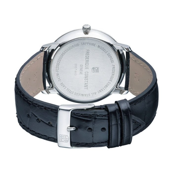 Ceas Bărbați Frederique Constant SLIMLINE Negru (Ø 38 mm)