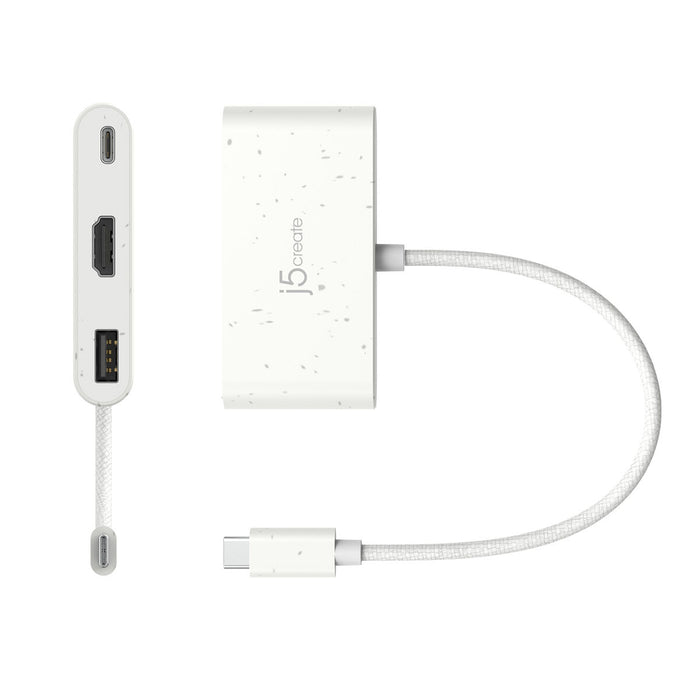 Hub USB j5create JCA379EW-N Alb