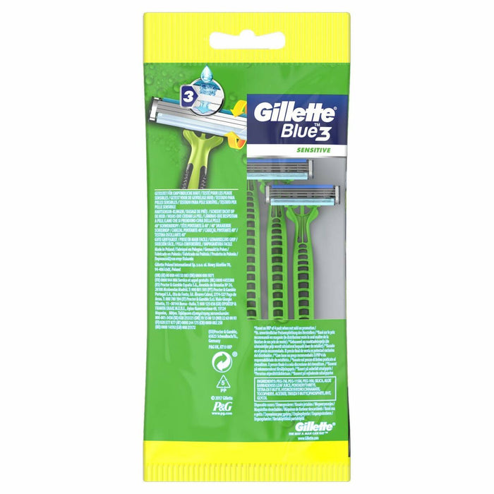 Lame de ras Gillette Blue Sensitive 5 Unități