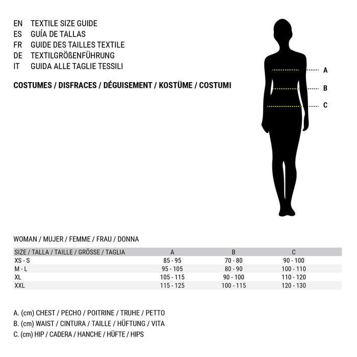 Costum Deghizare pentru Adulți 5688 Negru M/L (2 Piese) (2 Unități)