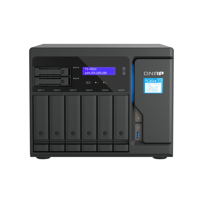Stocare în Rețea Qnap TS-855X-8G Negru
