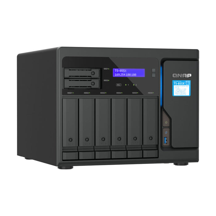 Stocare în Rețea Qnap TS-855X-8G Negru