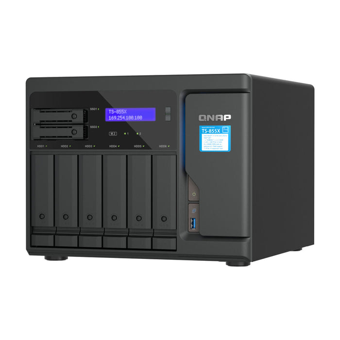 Stocare în Rețea Qnap TS-855X-8G Negru